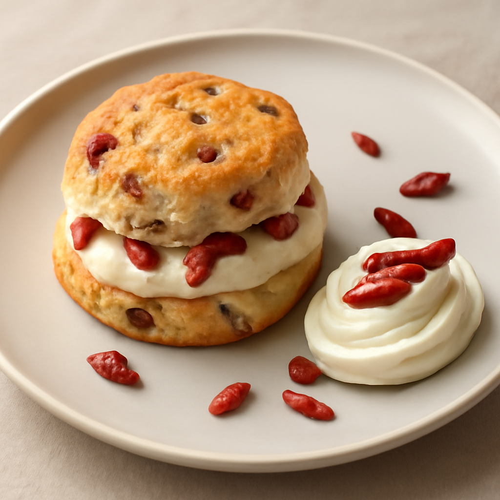 Scones con bacche di Goji