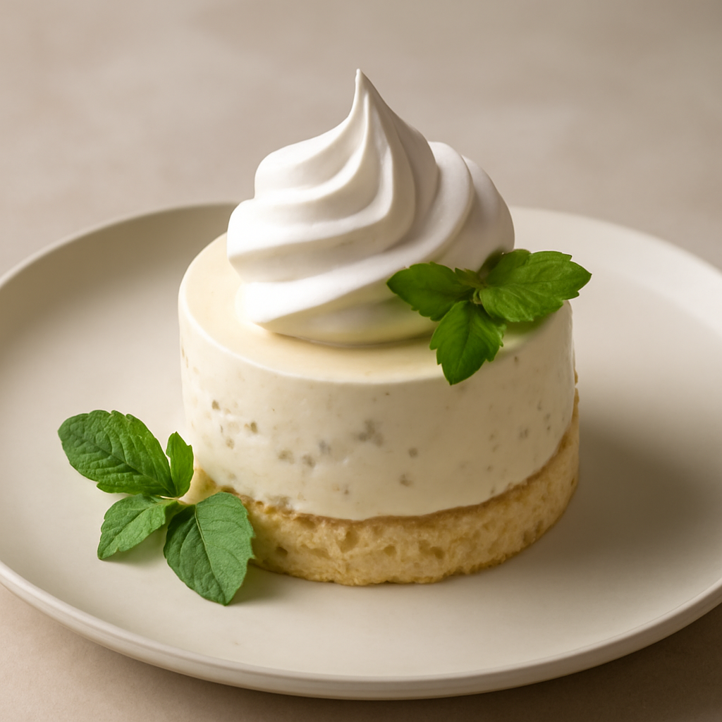 Semifreddo al cioccolato bianco e menta