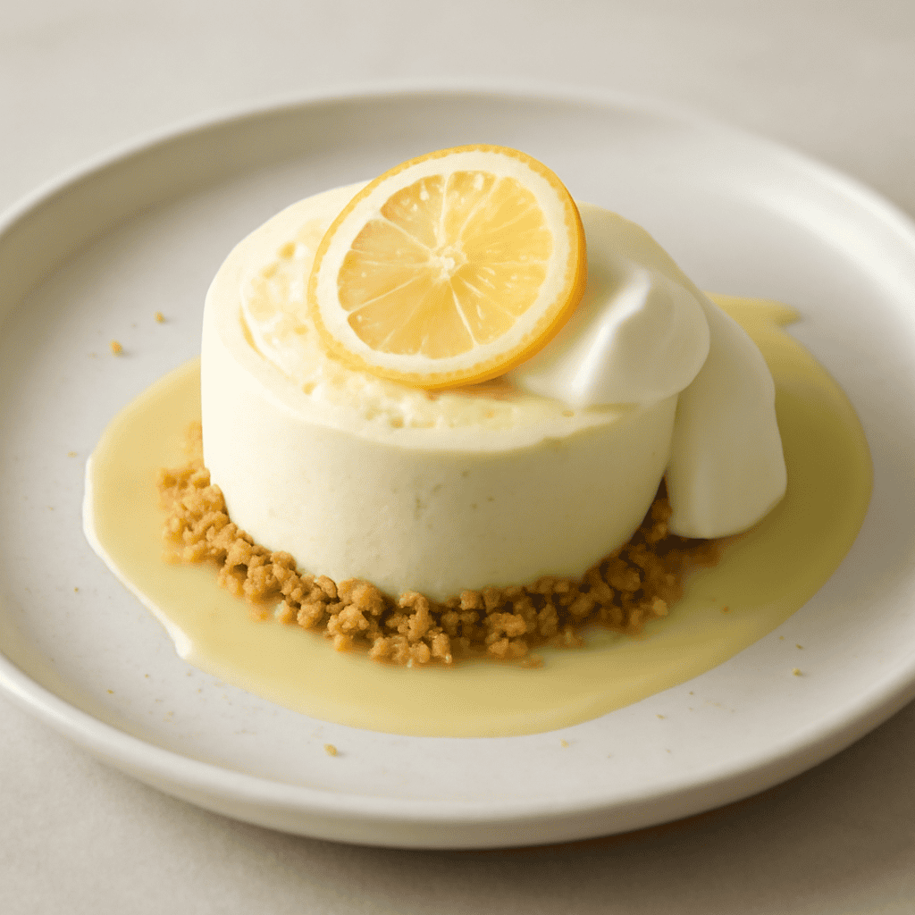 semifreddo al formaggio e limone