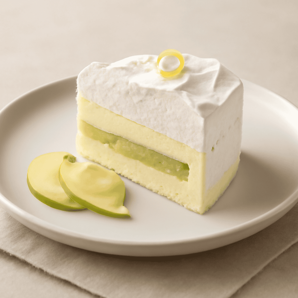 Semifreddo al Limone con Inserimento alla Mela Verde