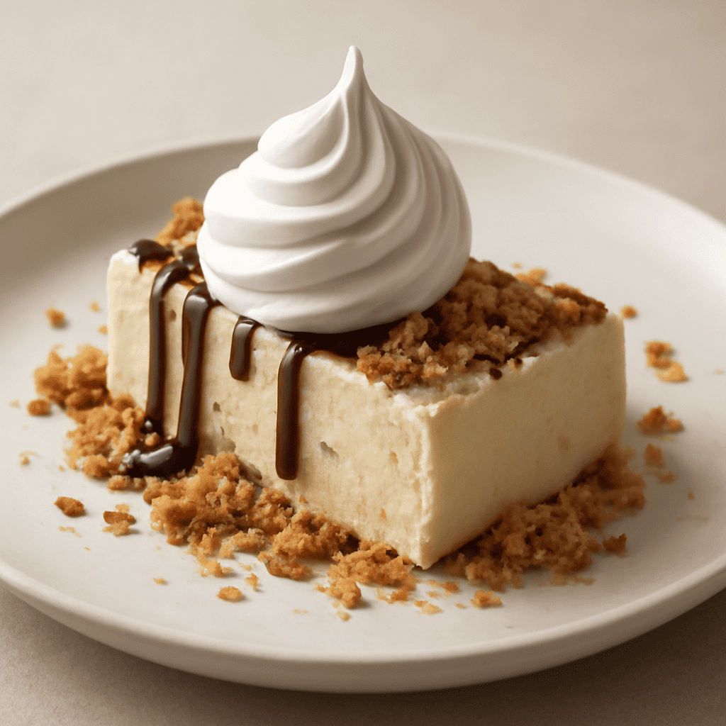Semifreddo all’amaretto con una meringa italiana