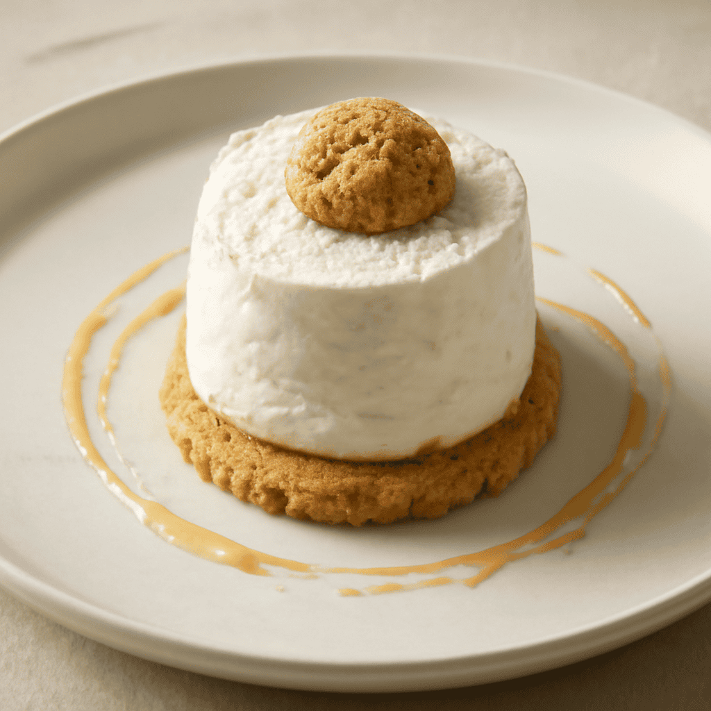 Semifreddo all’amaretto su letto di sablè al miele (ricetta senza glutine)