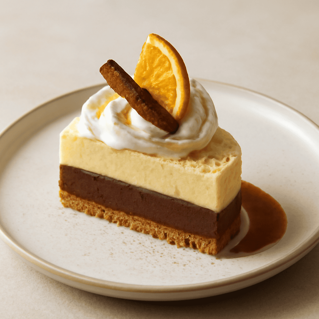 Semifreddo Cioccolato, Arancia e Cannella