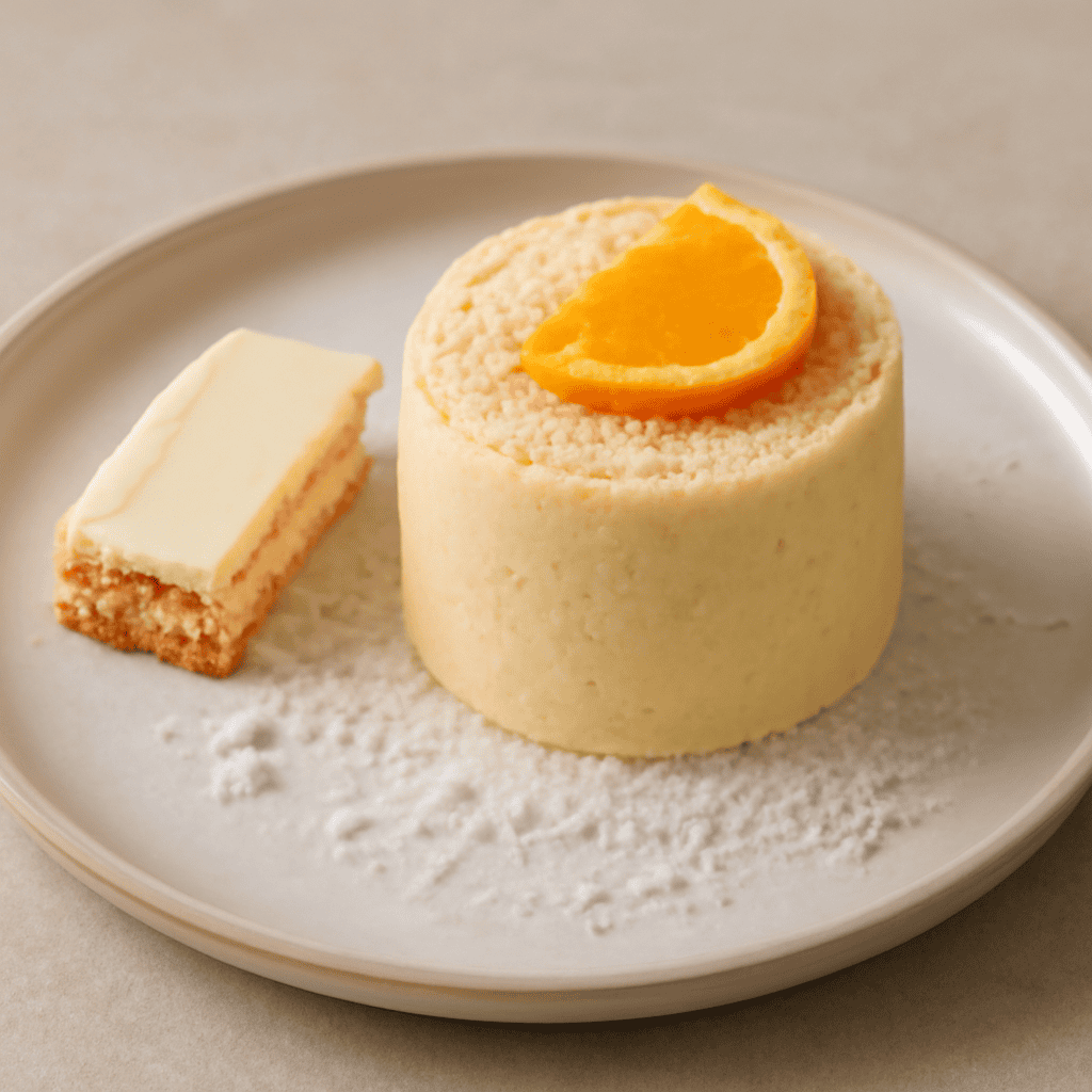 Semifreddo cocco e arancia