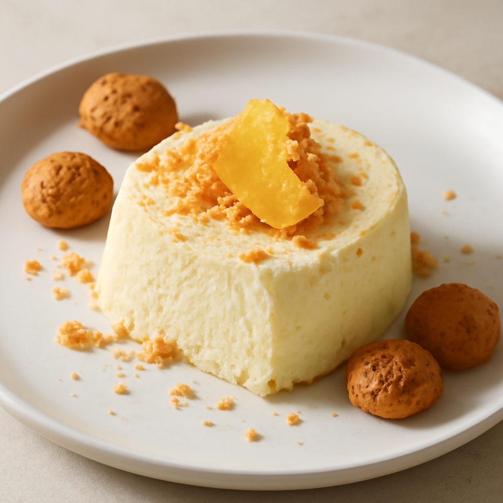 Semifreddo zenzero e amaretti