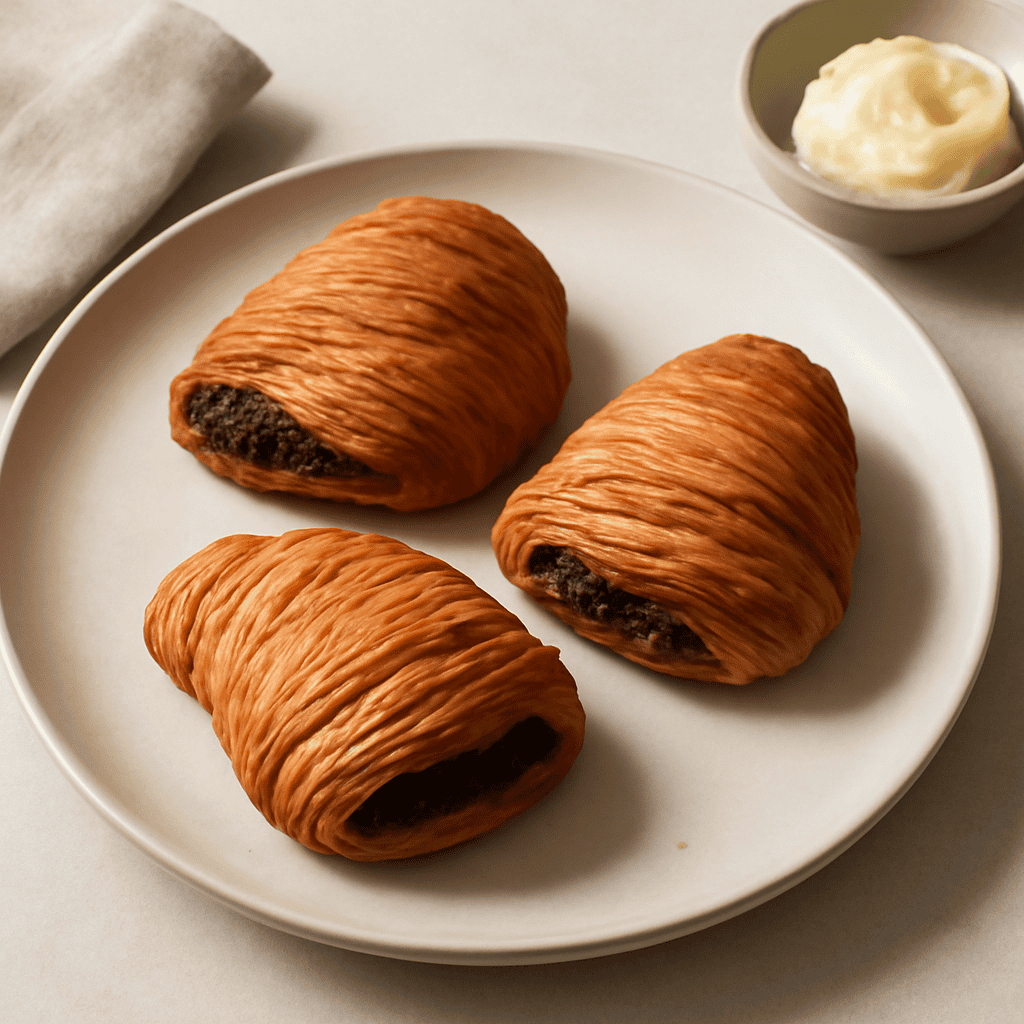 Sfogliatelle frolle al cioccolato