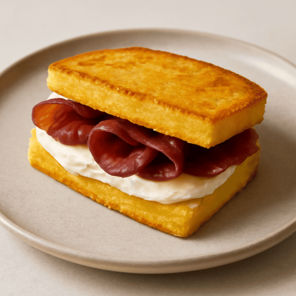 Sgagliozze sandwiches