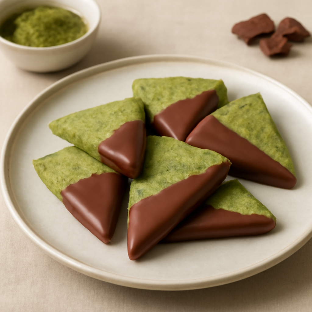 Shortbread al tè verde