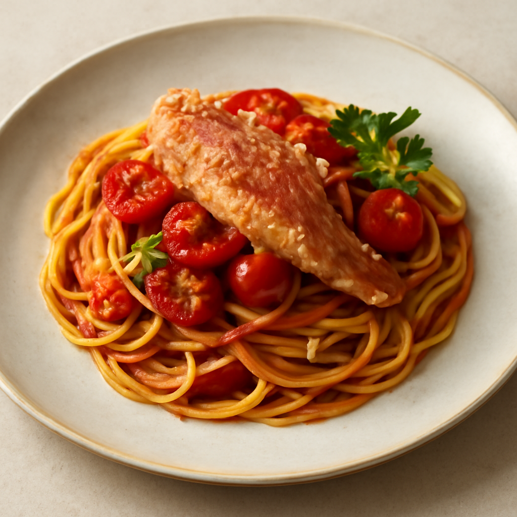 Spaghetti con sugo di gallinella