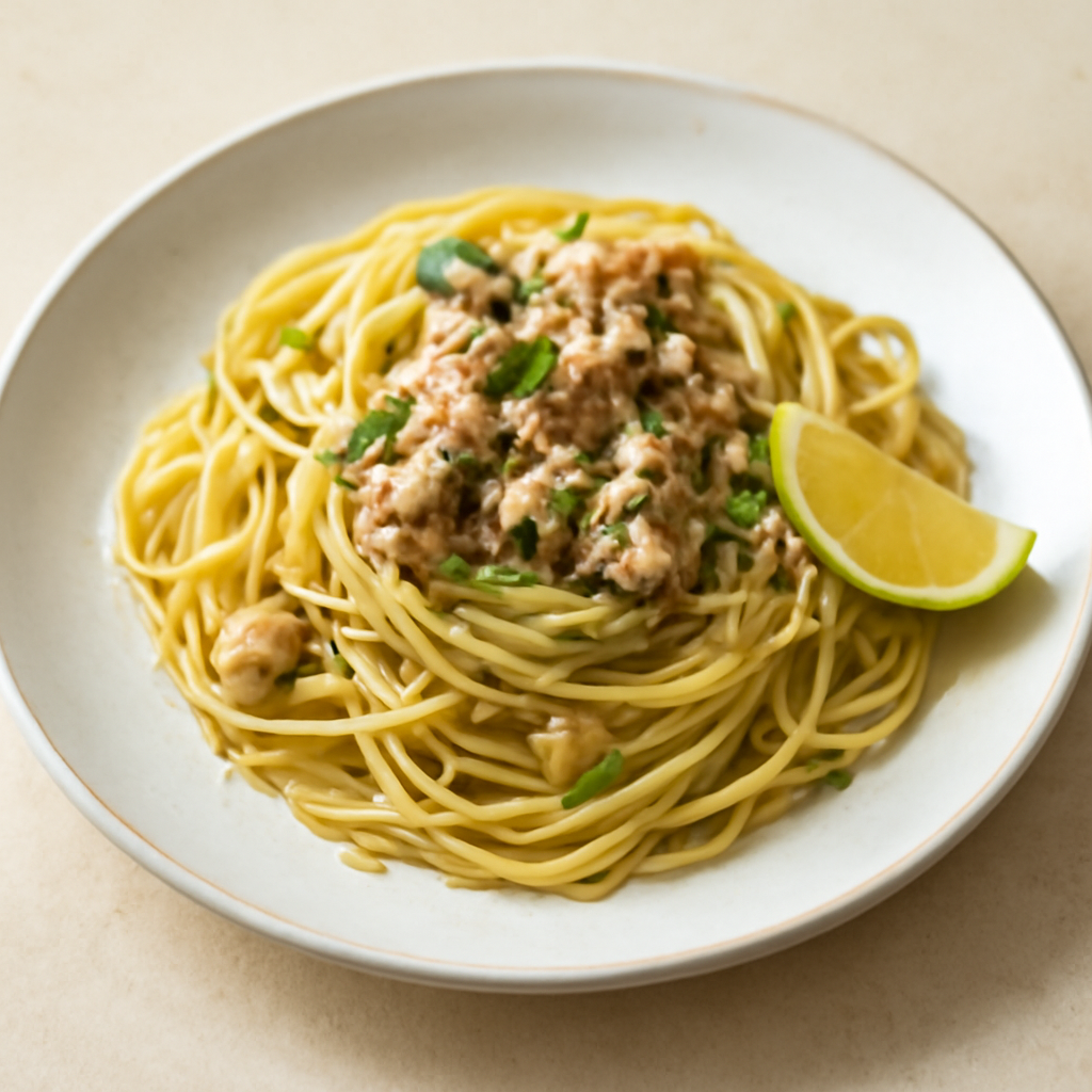 SPAGHETTI TONNO E LIMONE