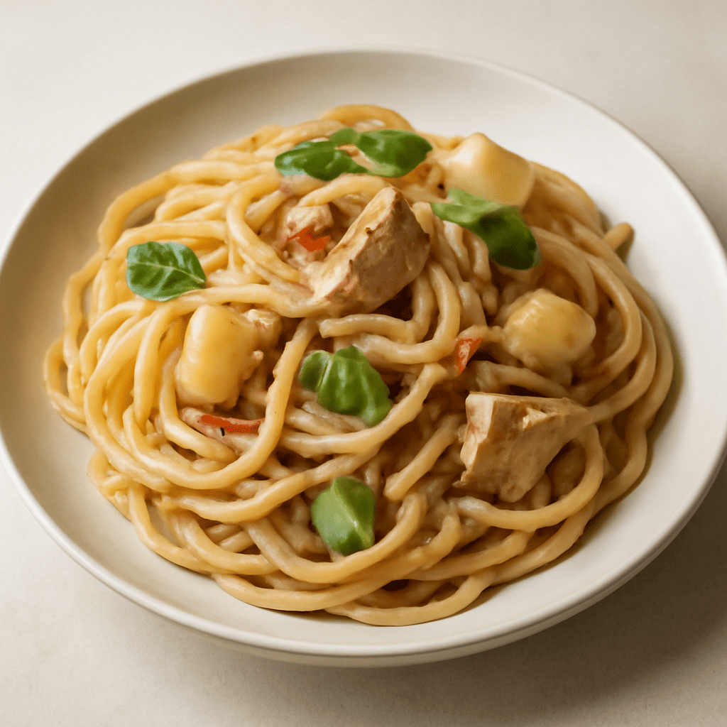 Spaghetti tonno e patate
