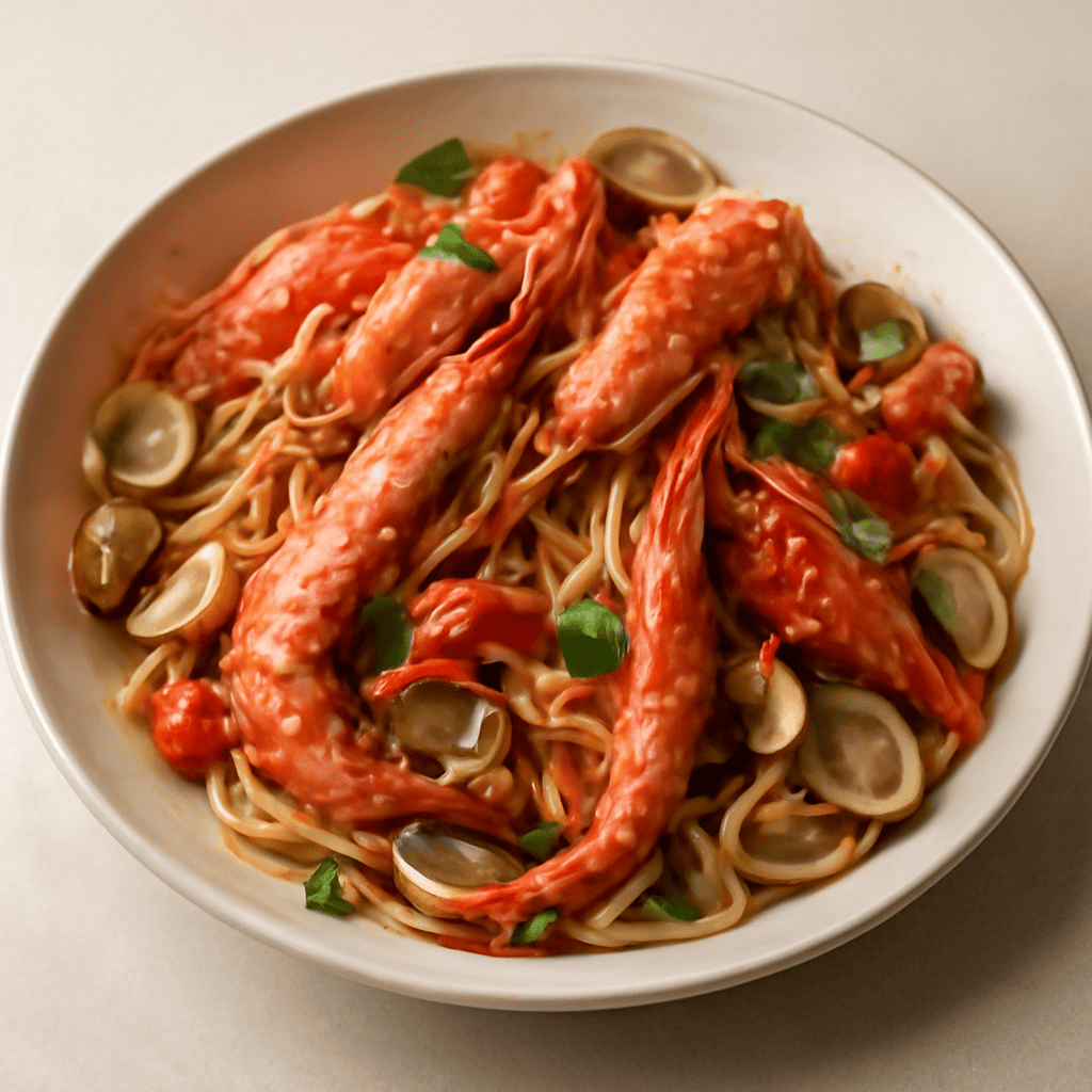 SPAGHETTINI FREDDI ALLO SCOGLIO