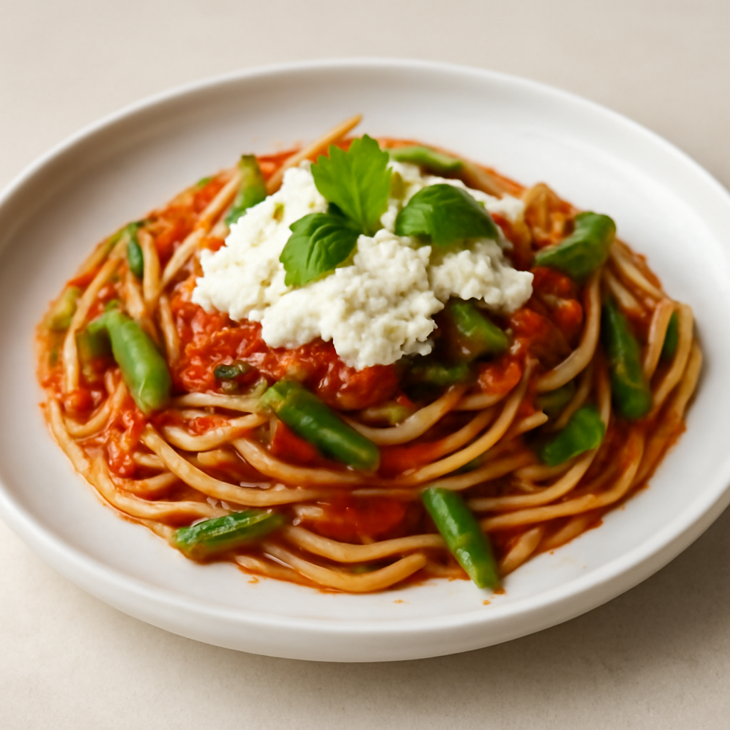 spaghetto al pinto pugliese