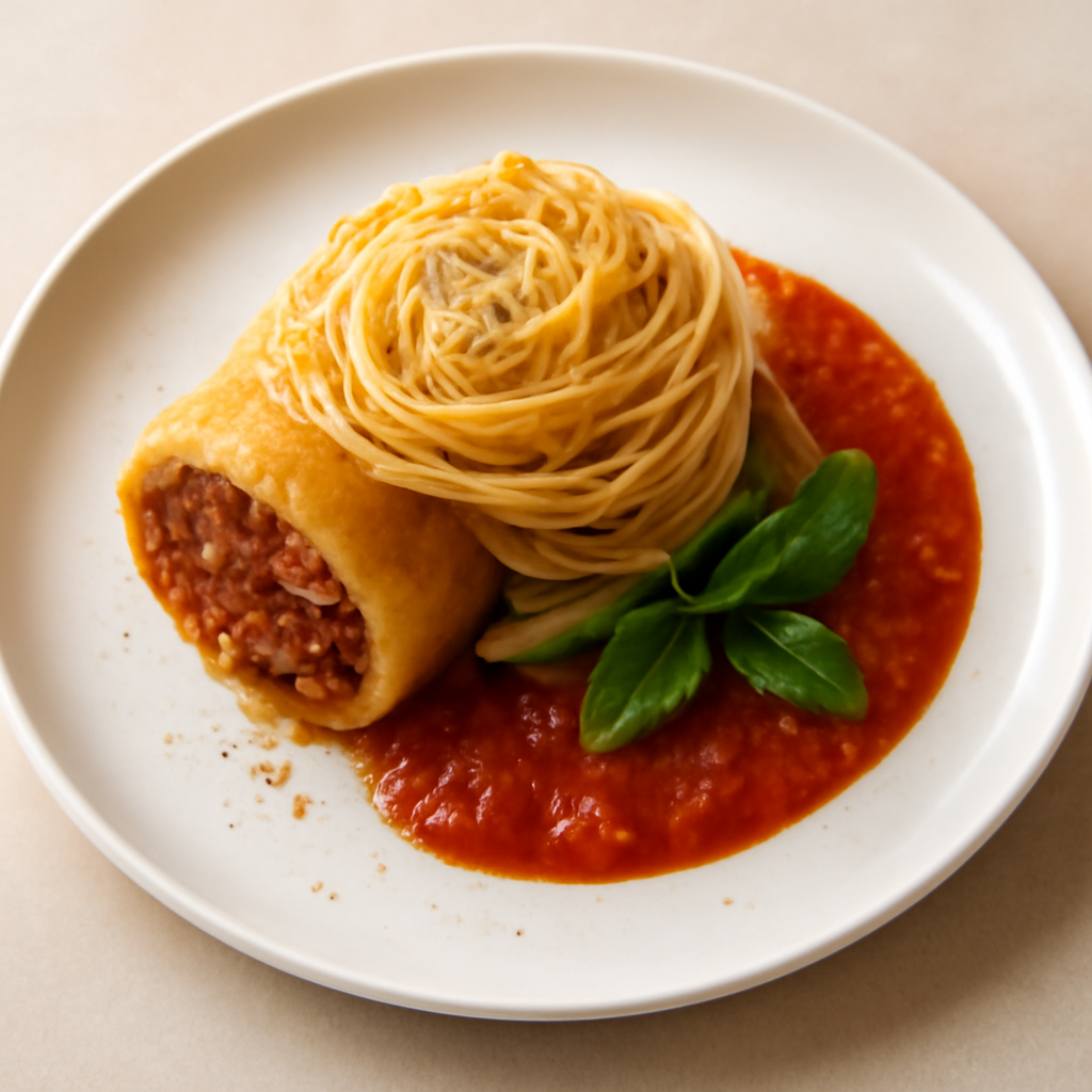 Spaghetto in doppia cottura