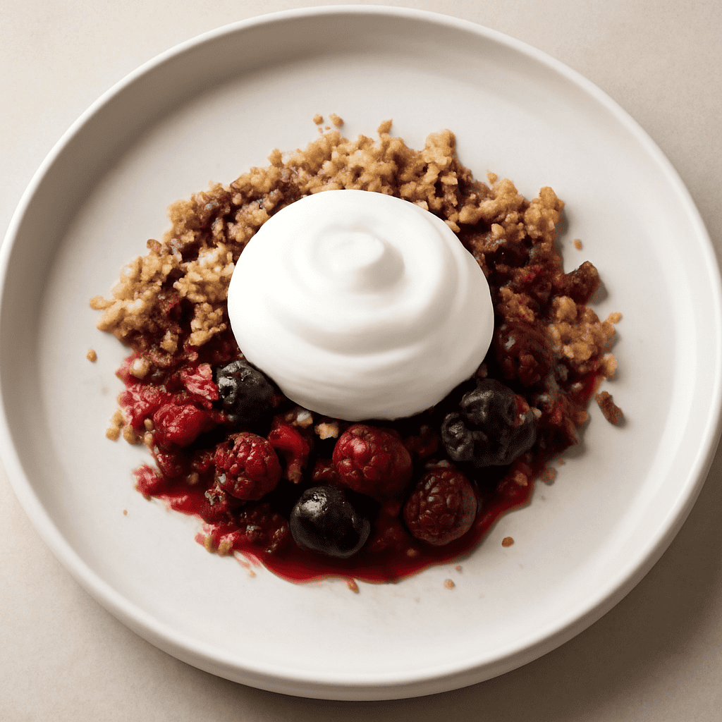 SPUMOSO AI FRUTTI DI BOSCO CON DOPPIO CRUMBLE