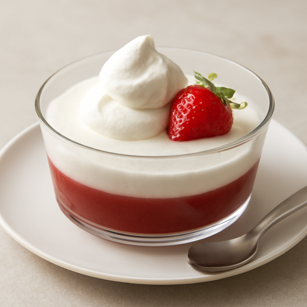 Spumoso alla fragola e yogurt