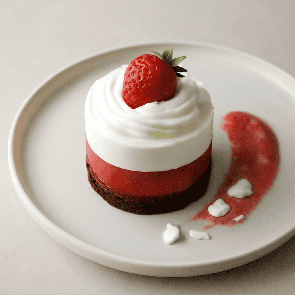 Spumoso alla fragola e yogurt