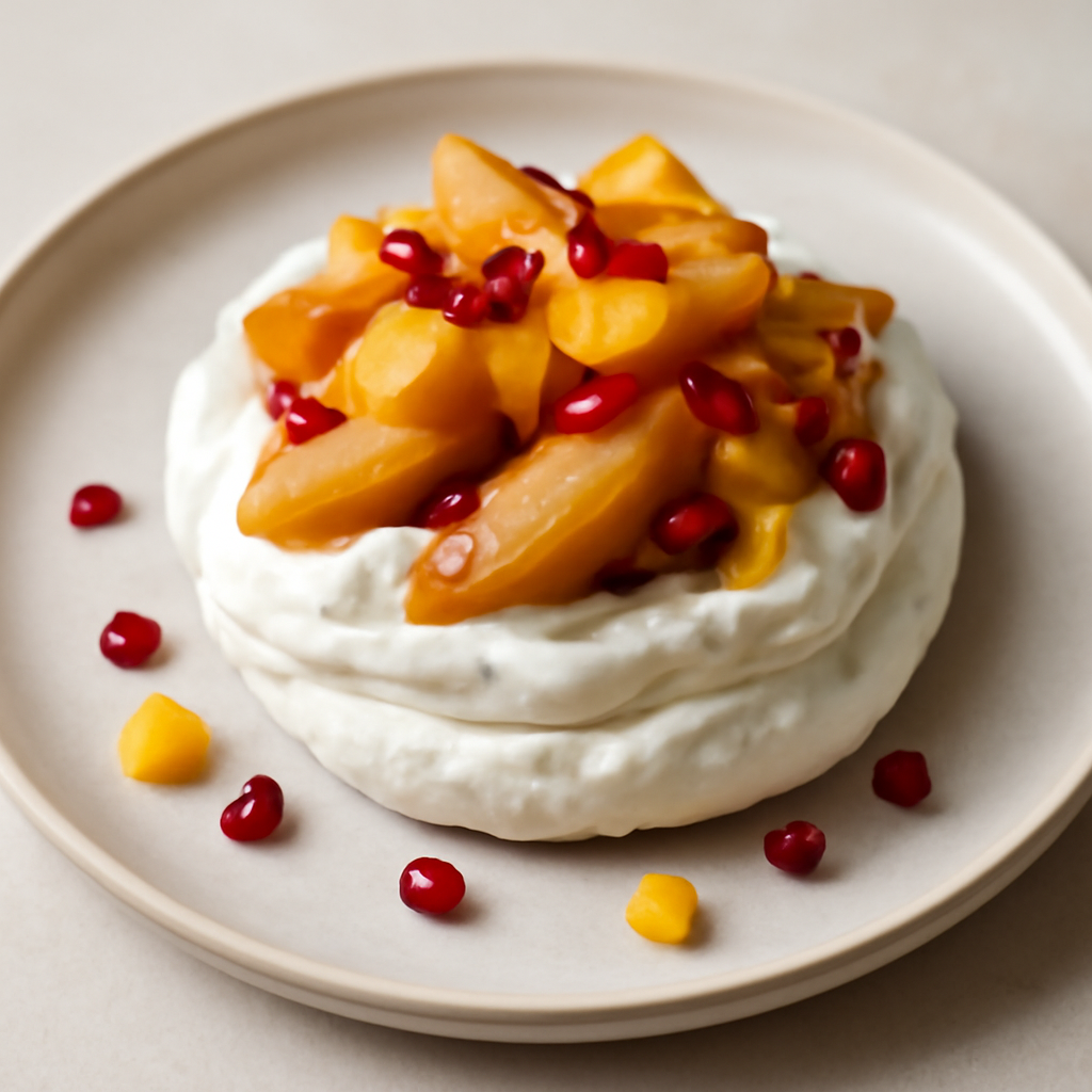 SPUMOSO RICOTTA PERE E MANGO