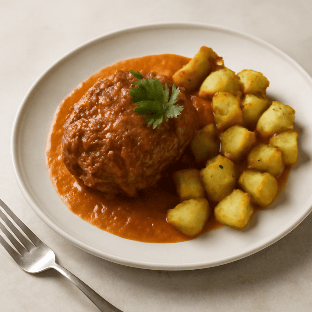 Stinco Brasato alla Vodka con Patate