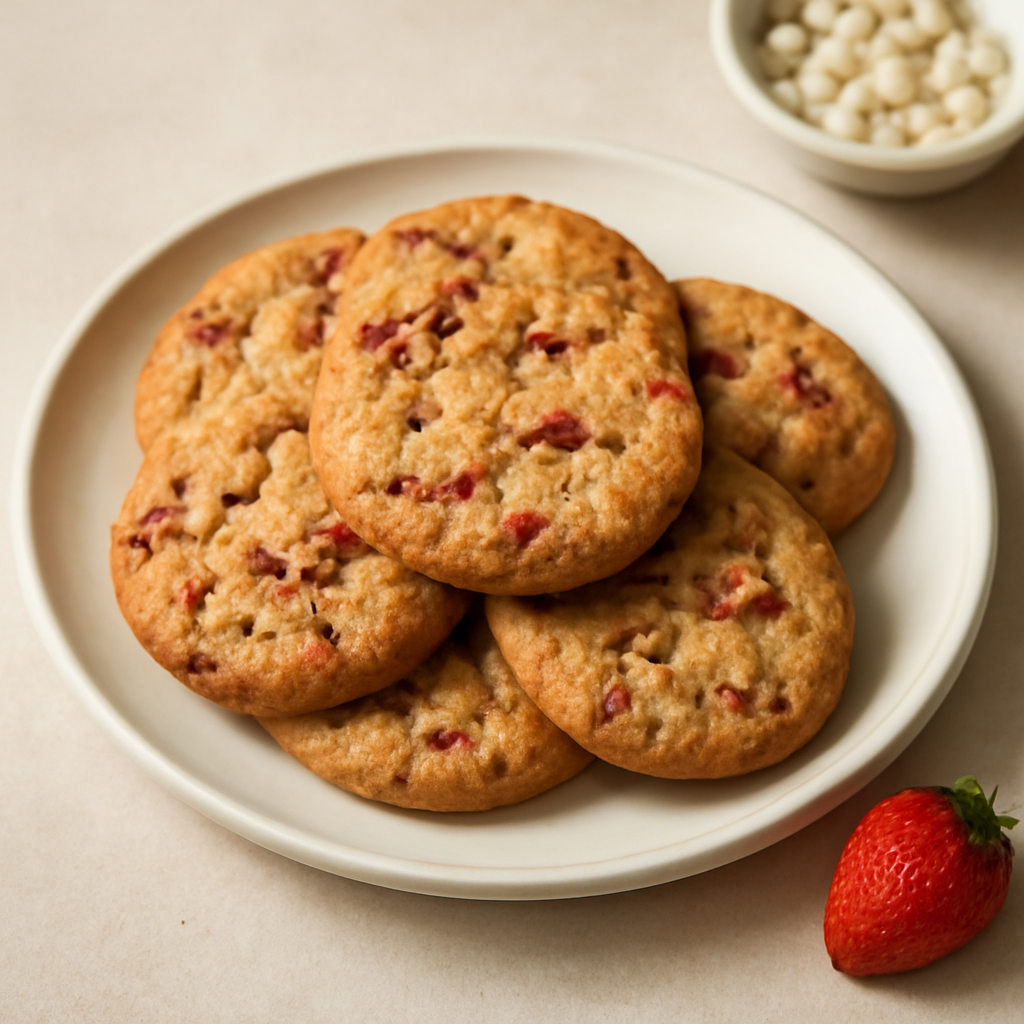 Strawberry Chip Cookies