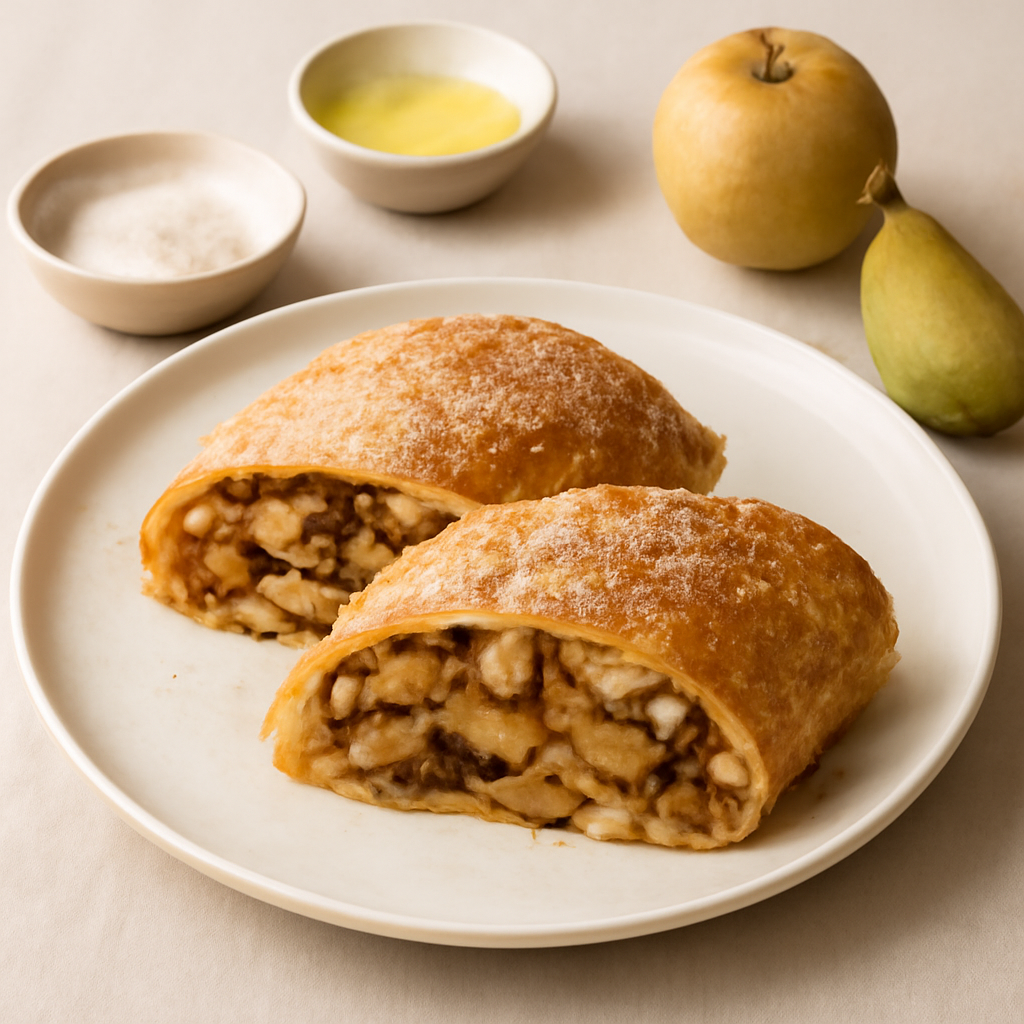 Strudel di mele e pere