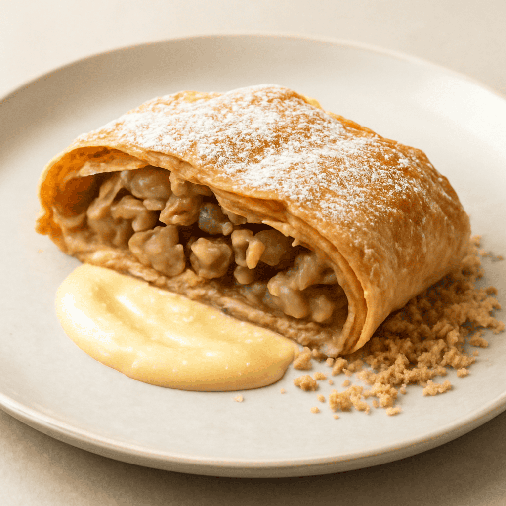 Strudel di pere e noci