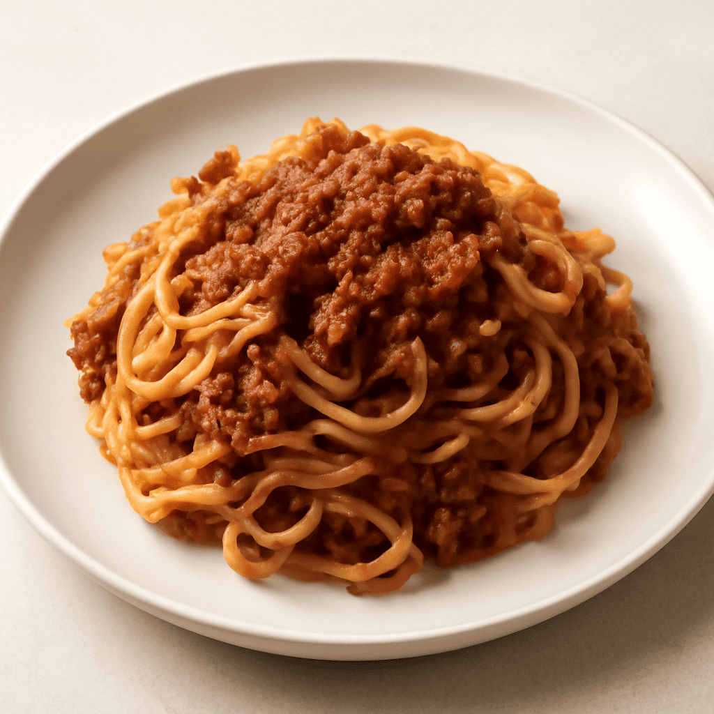 Tagliatelle alla Paprika e Polpa di Manzo