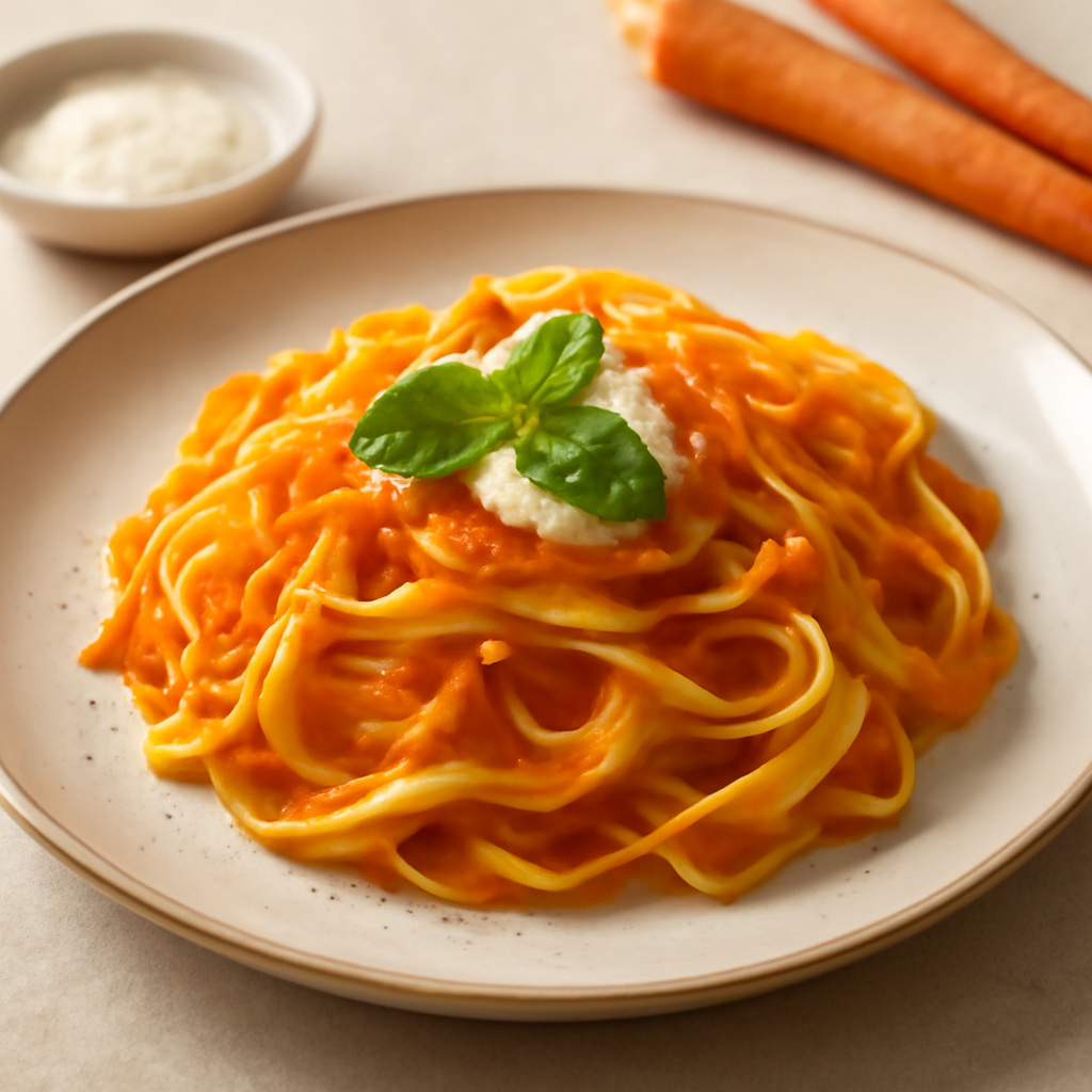 tagliatelle alla salsa di carote