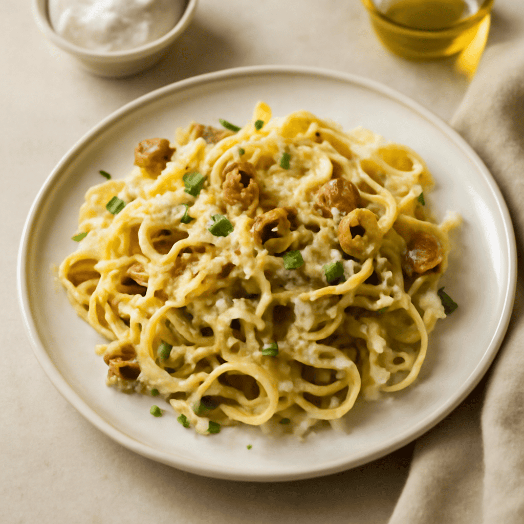 tagliatelle noci e ricotta