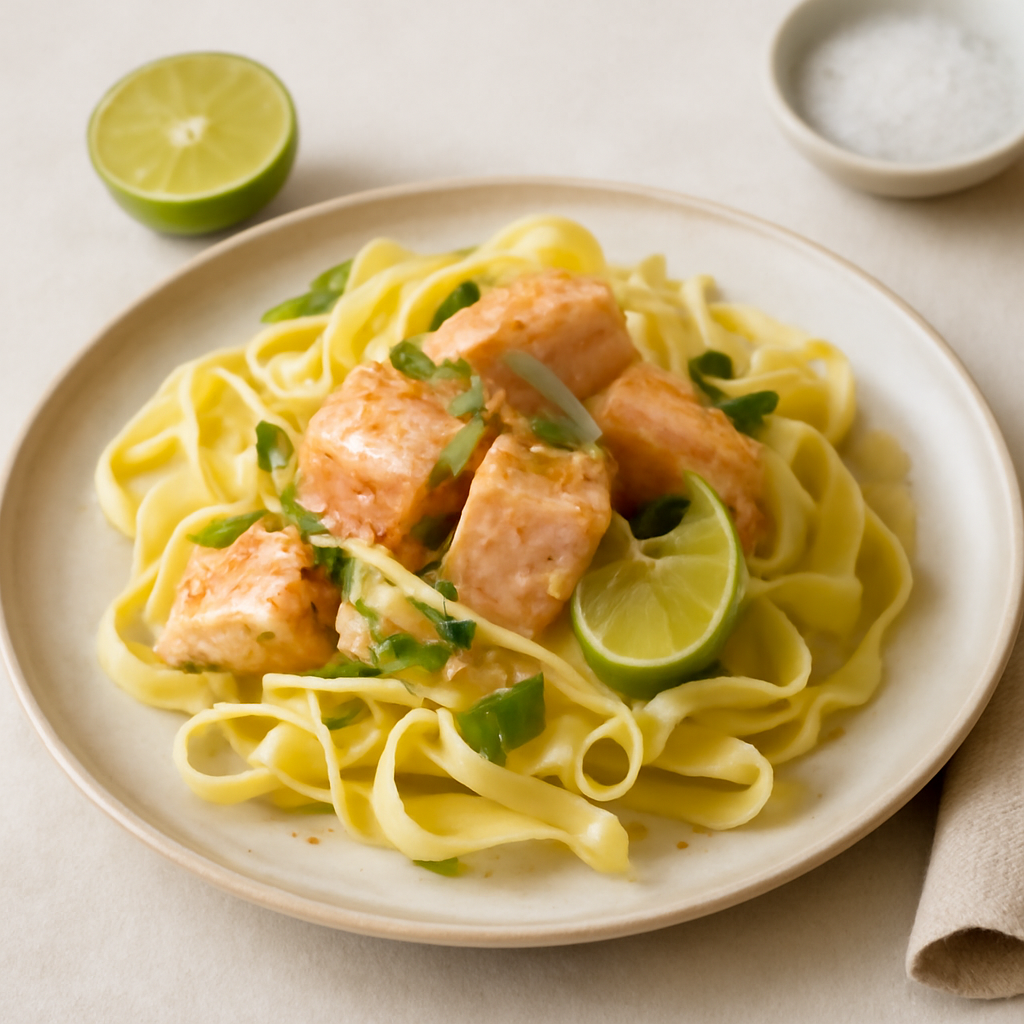 Tagliatelle Senza Glutine con Salmone al Lime