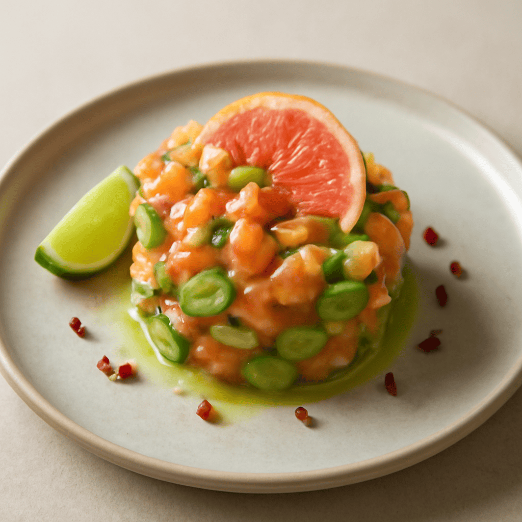 Tartar di salmone con avocado