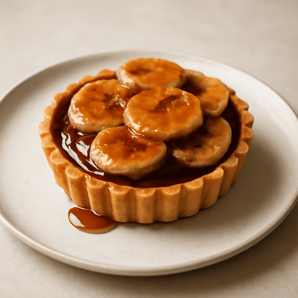 Tartelletta con banane al caramello