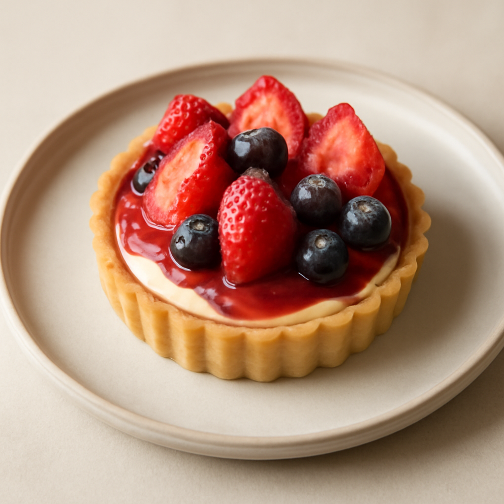 Tartelletta Fragole e Mirtilli