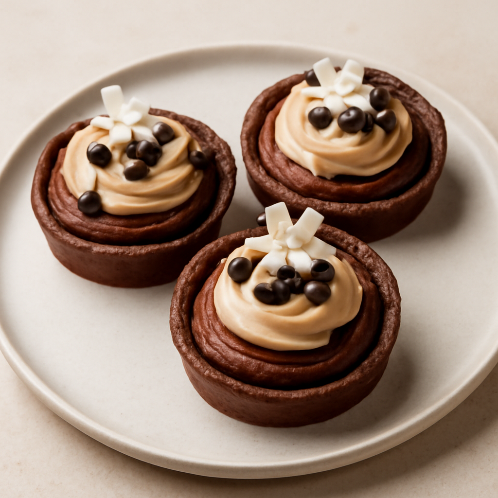 Tartellette di caffè e cioccolato