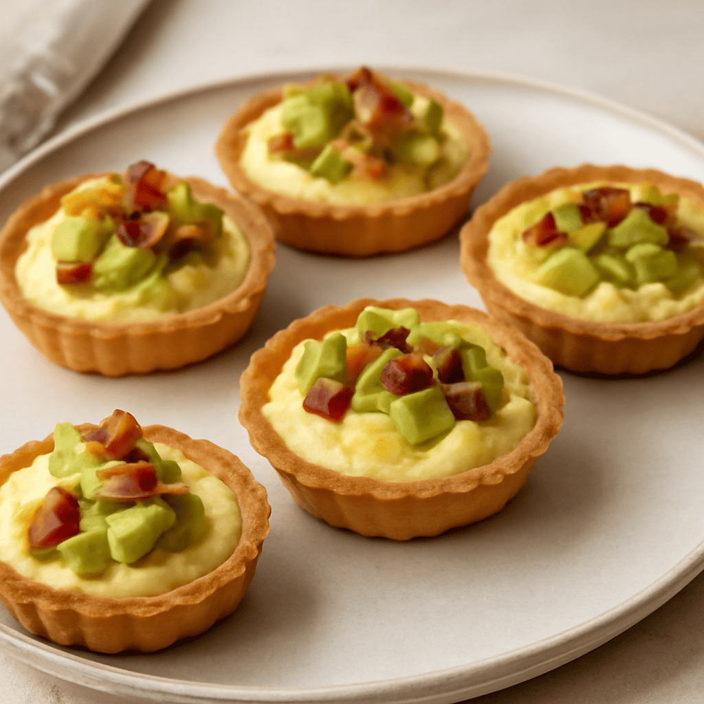 TARTELLETTE FINGER FOOD AI PORRI E PANCETTA