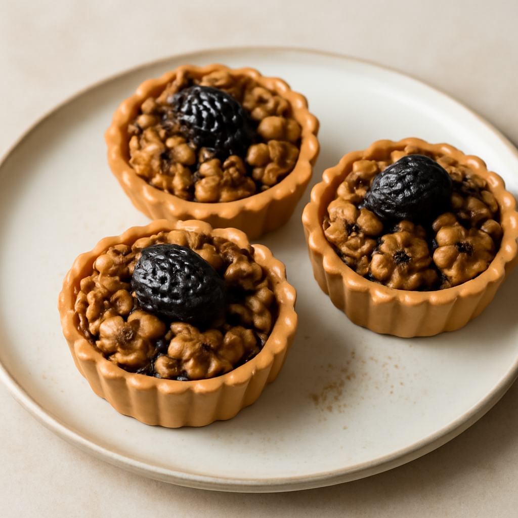 Tartellette noci e prugne