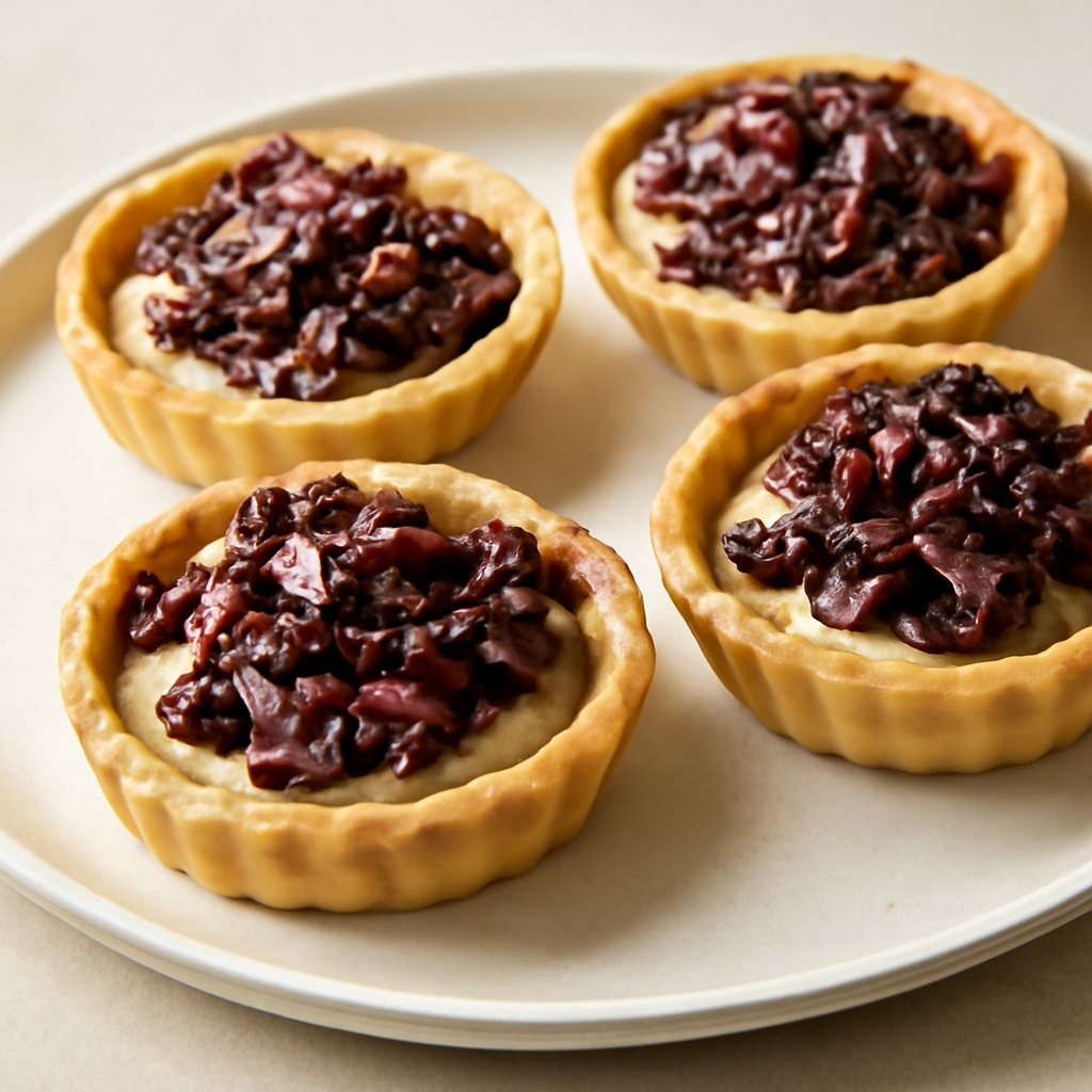 Tartellette Radicchio e Uvetta