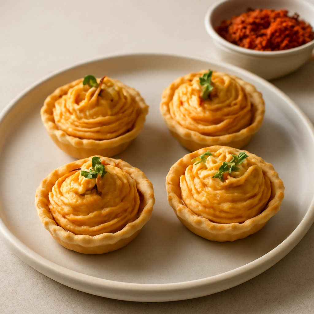Tartellette salate con crema alla ‘Nduja