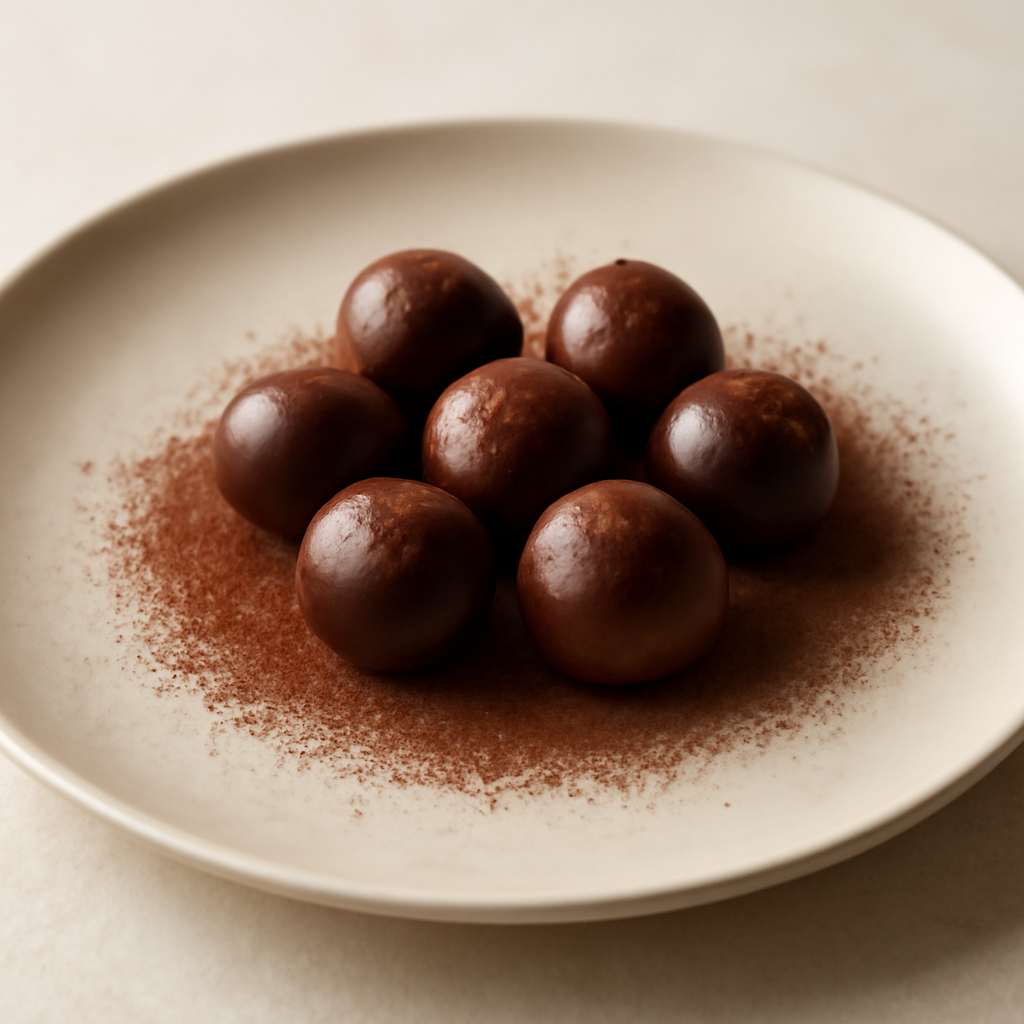 Tartufi piccanti ai due cioccolati