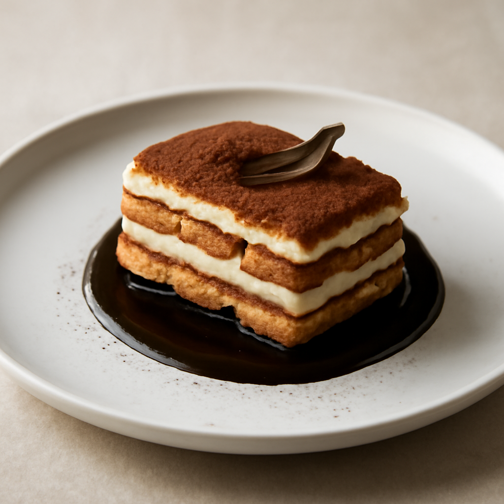 Tiramisù alla liquirizia