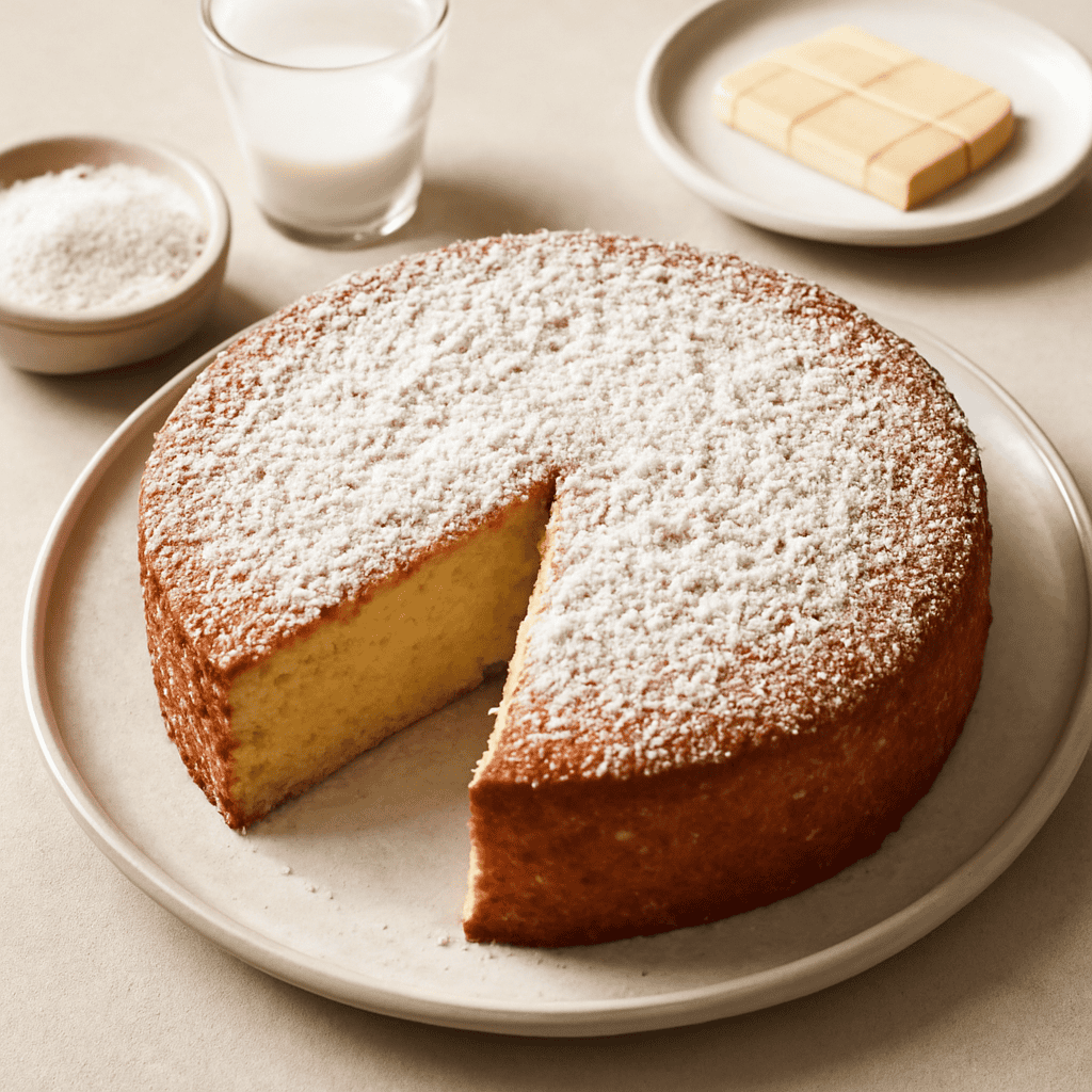 Torta al cocco e cioccolato bianco