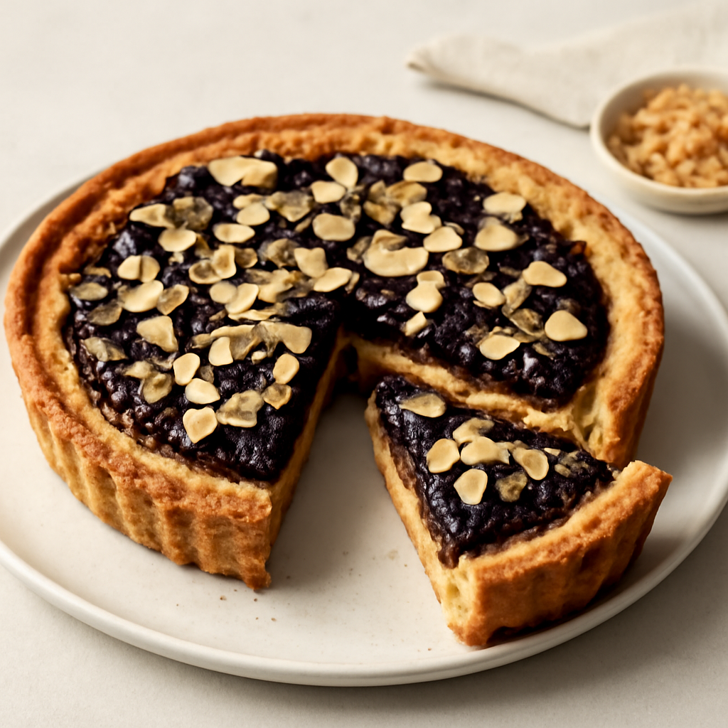 Torta allo zenzero e frangipane alle mandorle
