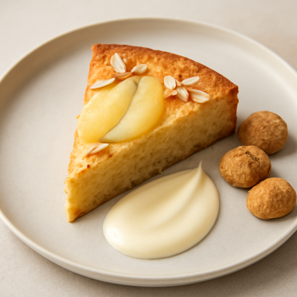 Torta amaretto e pere