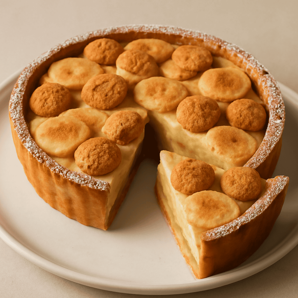 Torta banane e amaretti
