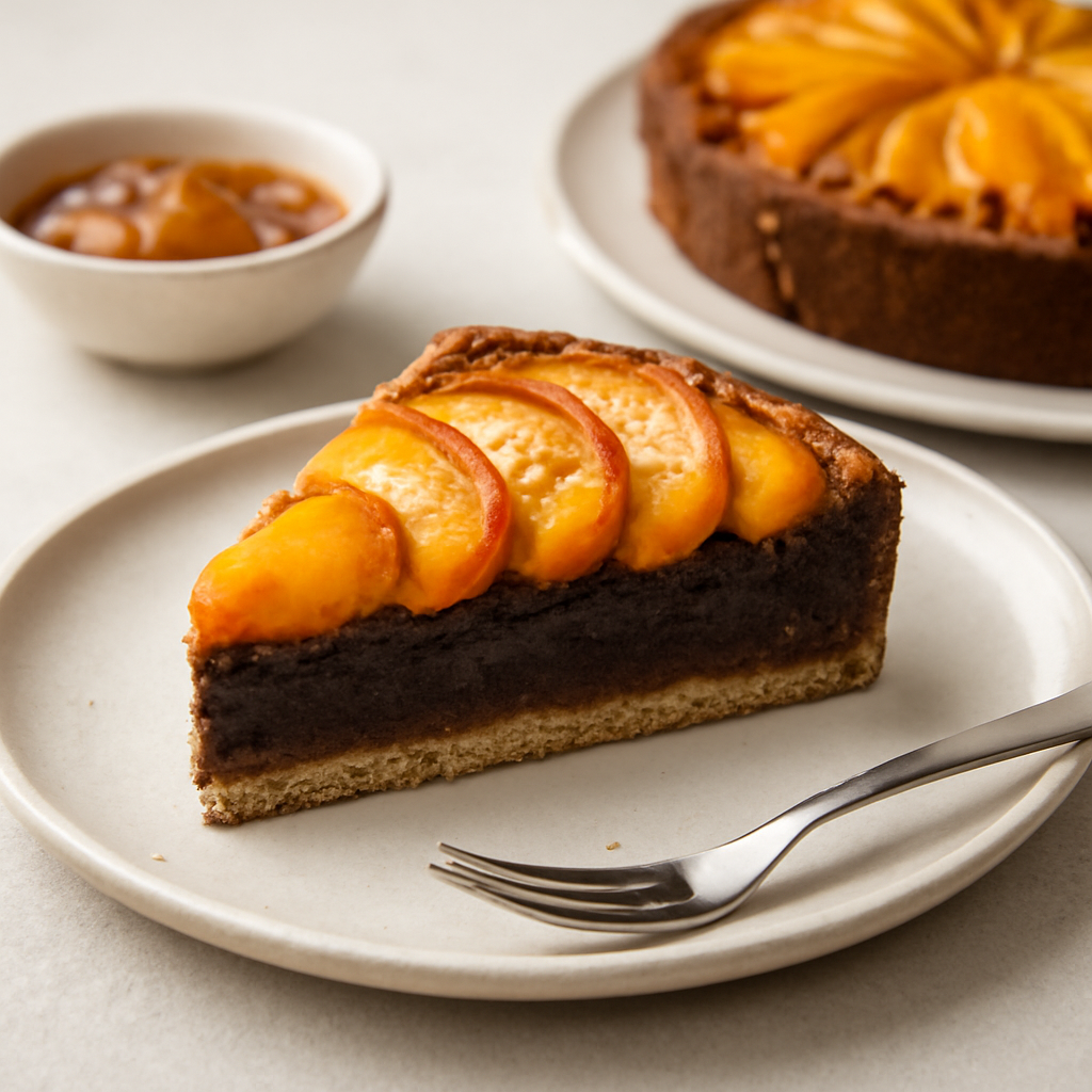 torta cioccolato e pesche (senza glutine)