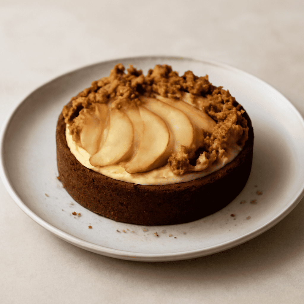 Torta fondente alle pere