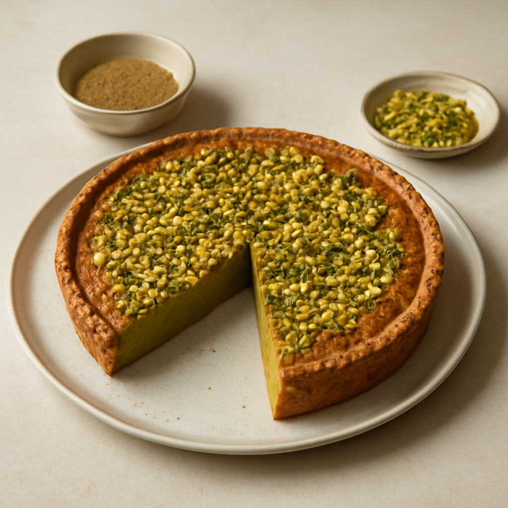 TORTA FRANGIPANE AL PISTACCHIO