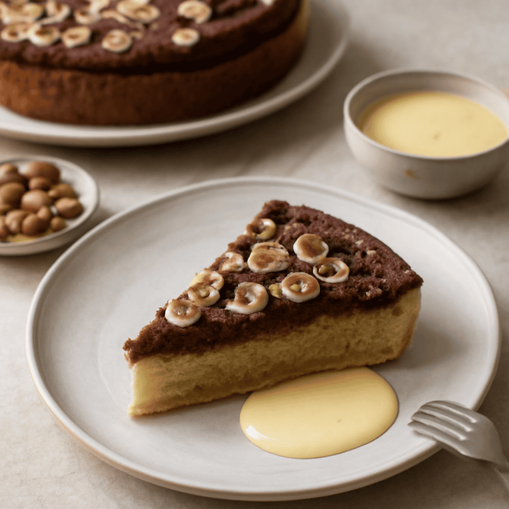 Torta frangipane alla nocciole