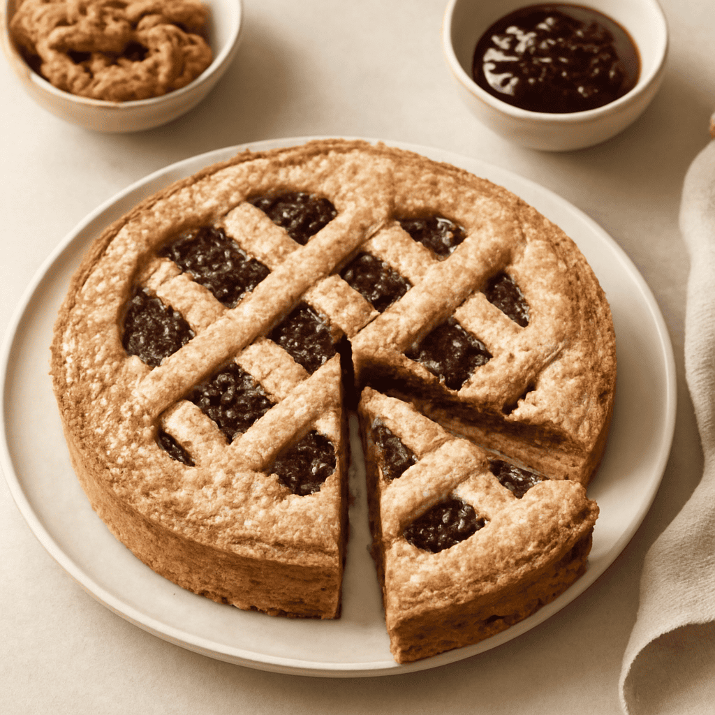 Torta Linzer alle noci
