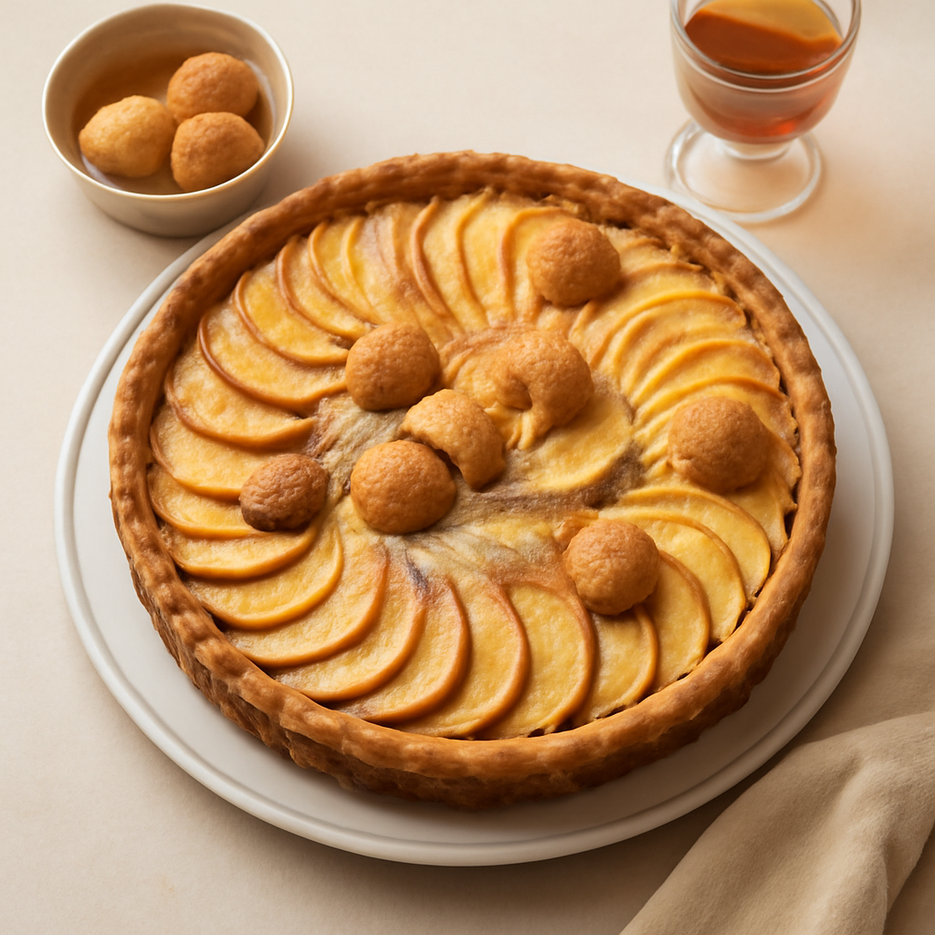 Torta Mele e Amaretti